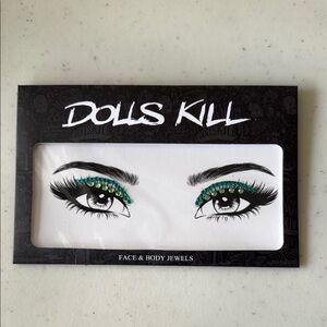 Dolls Kill Green Face Jewels
